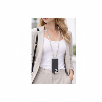 Universeel phone koord- Ketting- Wit
