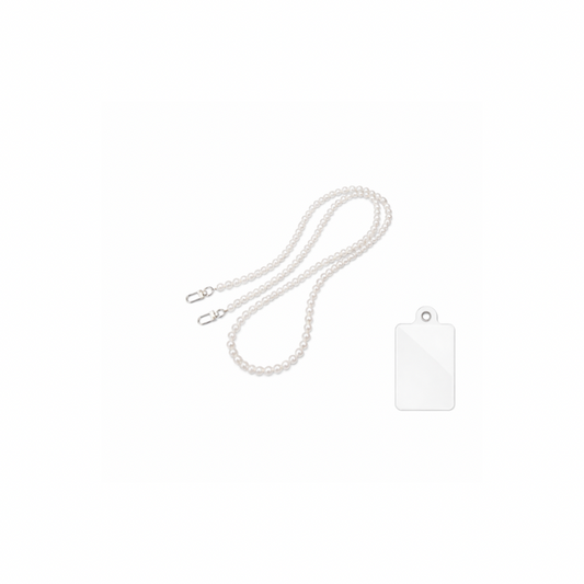 Universeel phone koord- Ketting- Wit