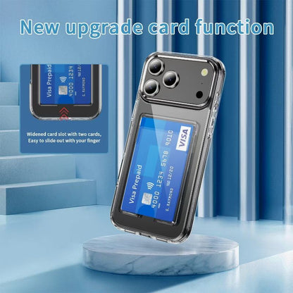 Apple Card case voor de Apple iPhone 17 Pro Max - Transparent