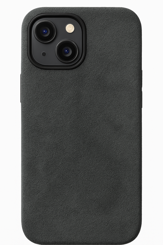 iPhone 16- Alcantara case black/space grey