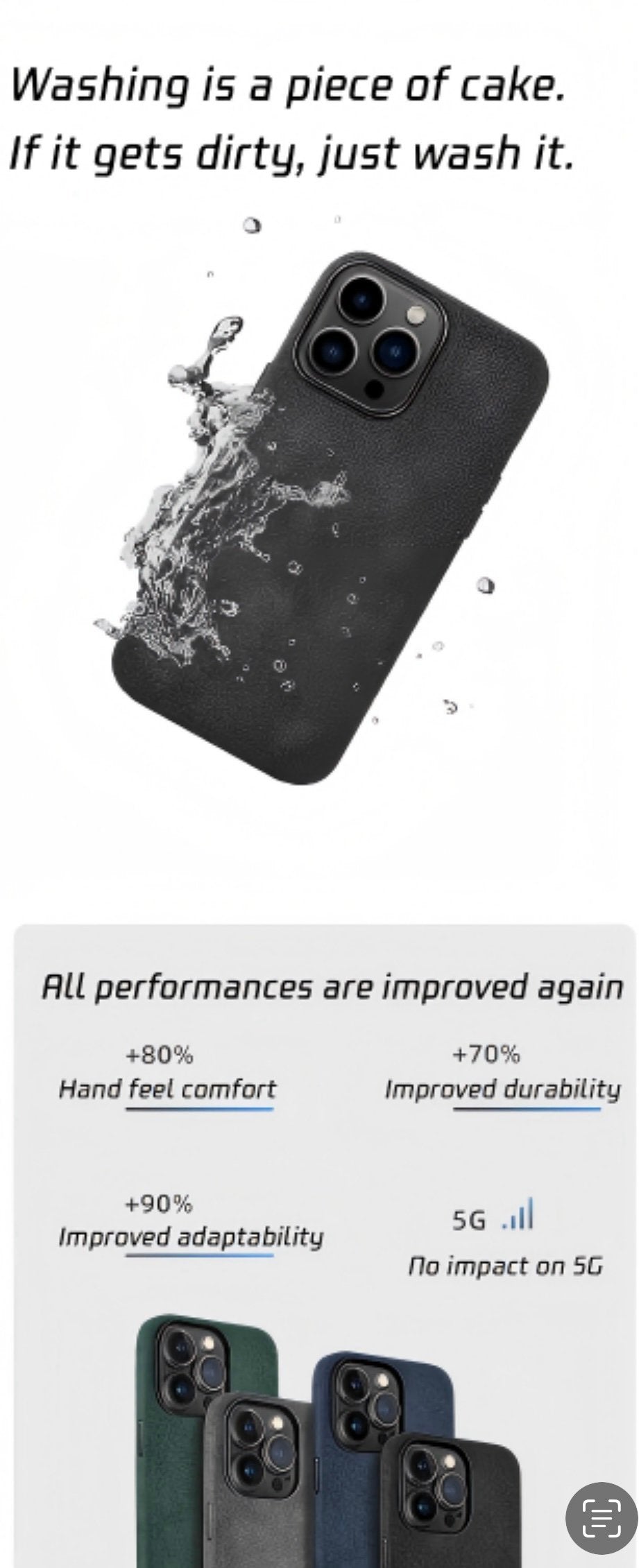 iPhone 15 Pro- Alcantara case black/space grey