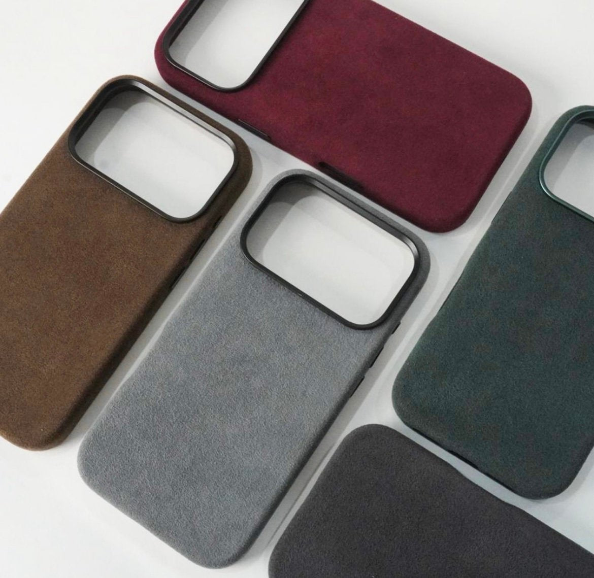 iPhone 17 Pro Max- Alcantara case- Green