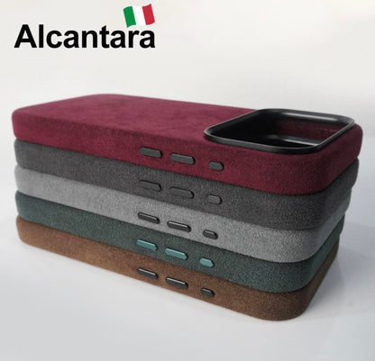 iPhone 17 Pro – Alcantara case- Black/space grey