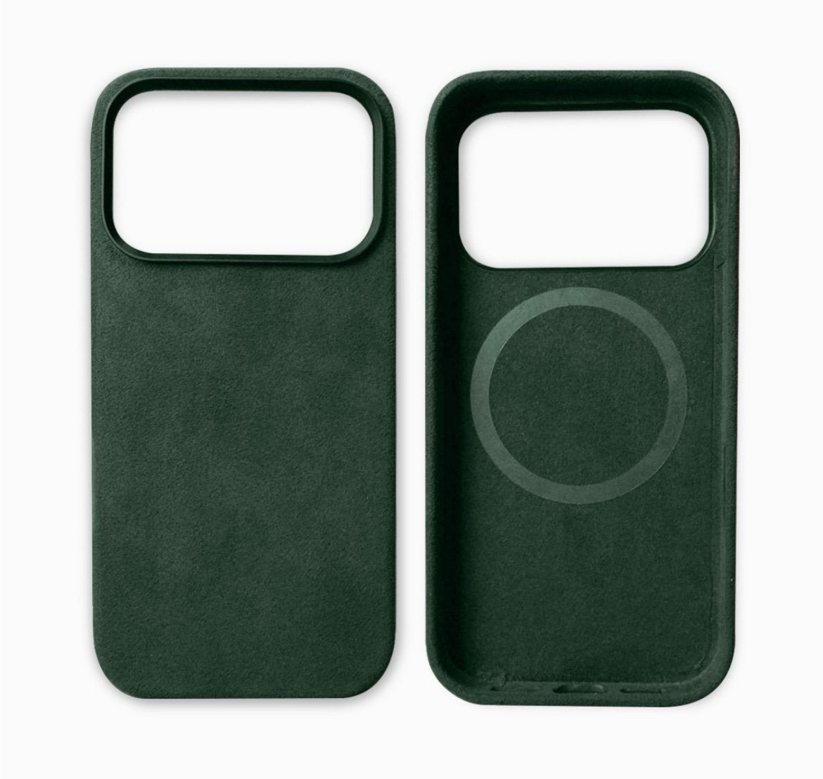 iPhone 17 Pro – Alcantara case- Green