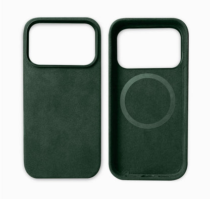 iPhone 17 Pro – Alcantara case- Green
