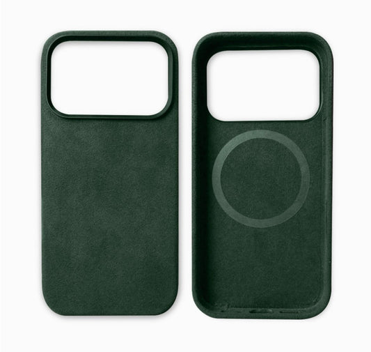 iPhone 17 Pro – Alcantara case- Green