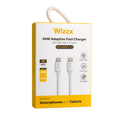 Wizzx USB-C to USB-C Kabel - 2M