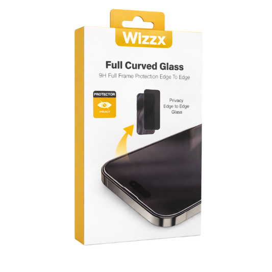 Wizzx Privacy Glass Protector iPhone 15
