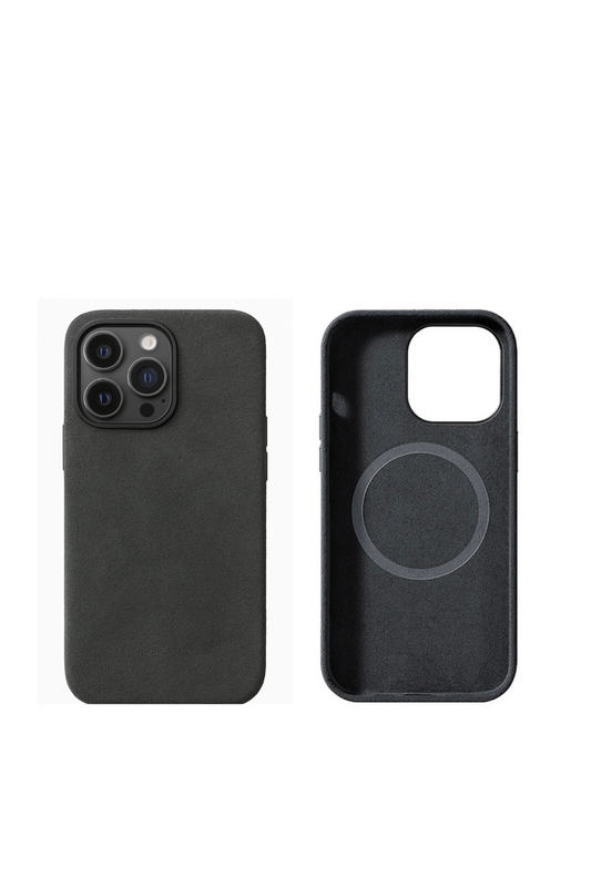 iPhone 13 Pro- Alcantara case black/space grey